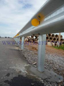 Installation of guard rail at Cambodia