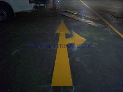 Thermoplastic road marking service at All Season Place