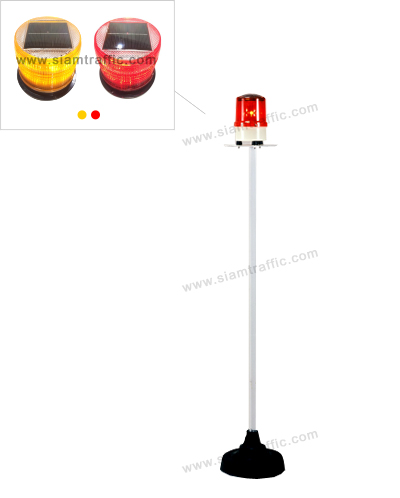  ERINGOGO 2st Solar-signalleuchte Blinkendes Barrikadenlicht  Solar-blitzlicht Auto Notlicht Solar-blinklicht Blitzlichter Leuchtfeuer  Garten Warnlampe Sonnenlicht Sport Led Marine Rotieren