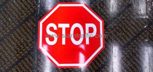 Stop sign and Parking sign 