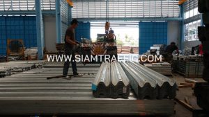 Flex Beam Guardrail at Highway 4 Siap Yuan to Kra Buri