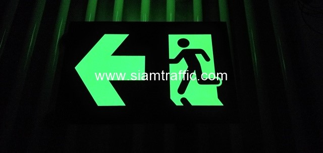 Luminous Fire Exit Sign