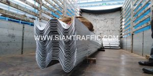 Roadside Railing at Amphoe Phanat Nikhom, Chon Buri Province