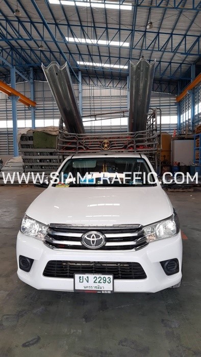 Galvanized Steel Guardrail at Amphoe Pak Thong Chai Nakhon, Ratchasima Province