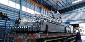 การ์ดเรล ทางหลวงชนบท ส่งไปยังโครงการติดตั้งการ์ดเรล จ.พะเยา