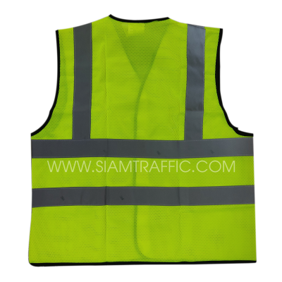3M lime yellow safety vest - back