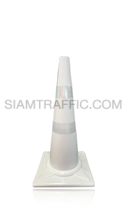 White Traffic Cone 80 cm.