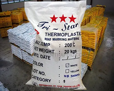 Thermoplastic road marking material