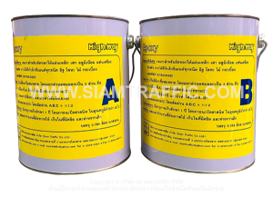 Epoxy adhesive for road stud and glass road stud